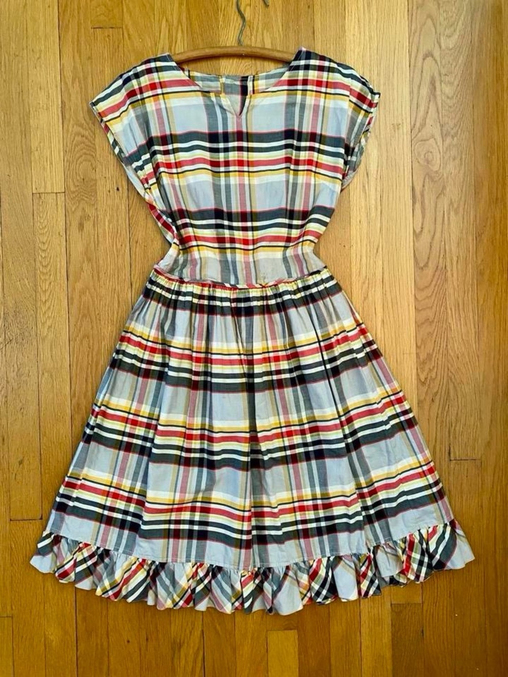 True Vintage 1930s Plaid Dress